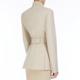 Wool, mohair and silk blazer
