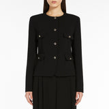 Cropped cady jacket