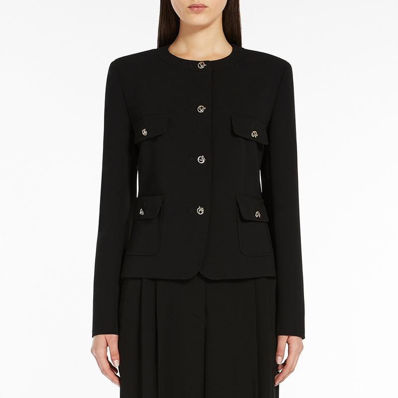 Cropped cady jacket