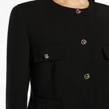 Cropped cady jacket