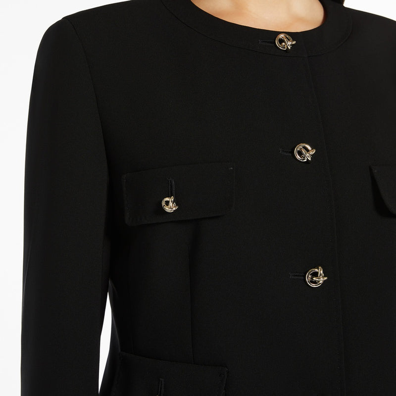 Cropped cady jacket