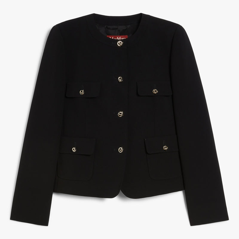 Cropped cady jacket