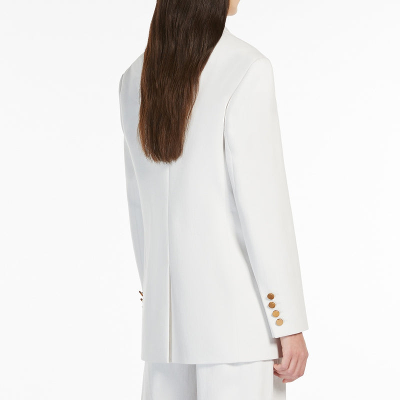 Semi-fitted cotton drill jacket