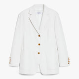 Semi-fitted cotton drill jacket