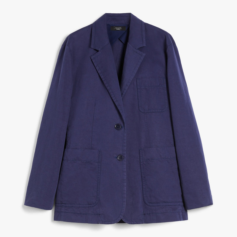 Cotton and linen jacket