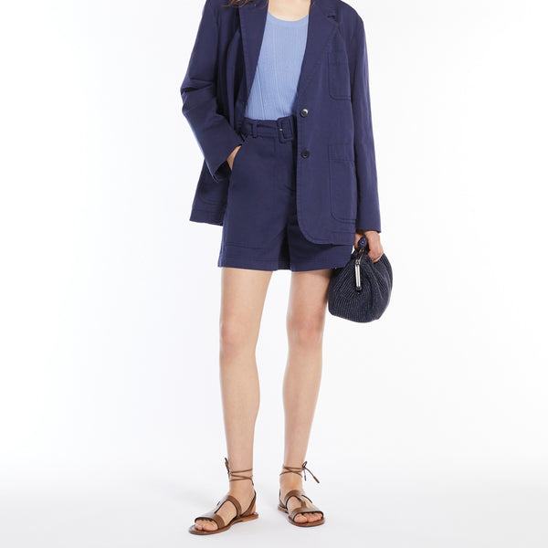 Cotton and linen jacket