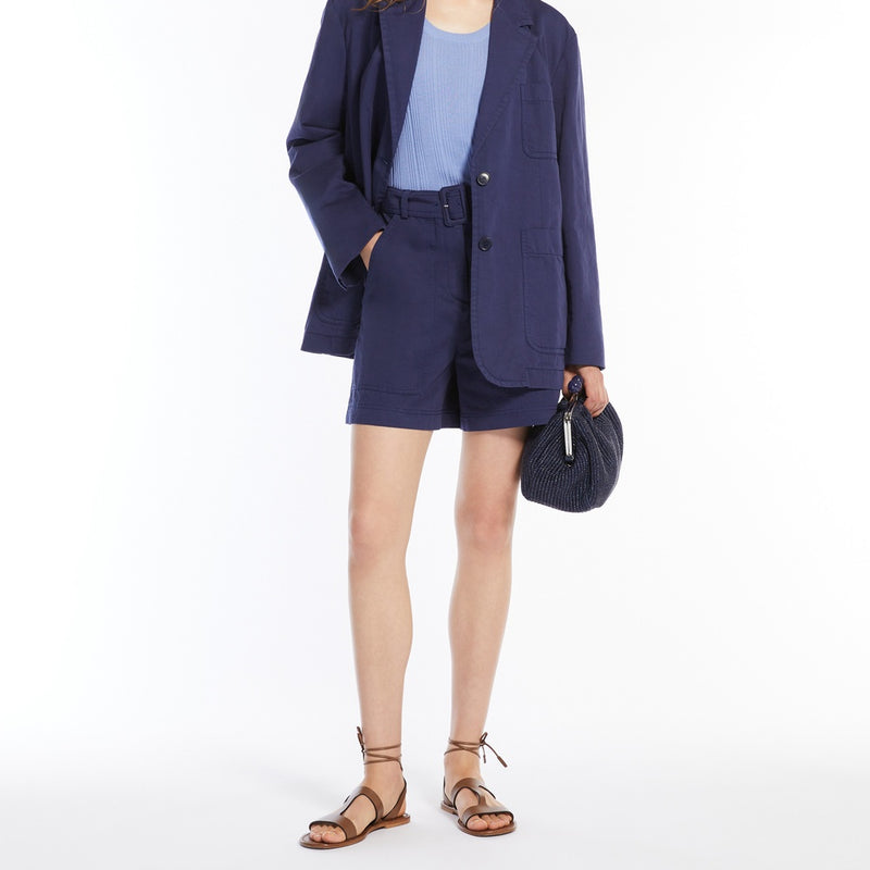 Cotton and linen jacket