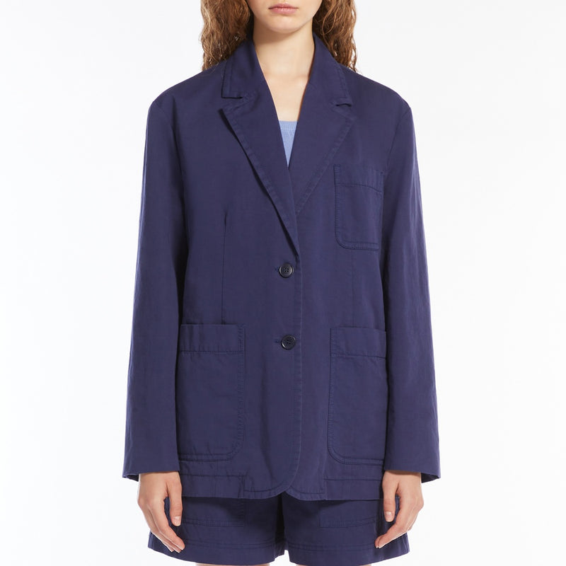 Cotton and linen jacket