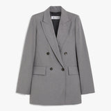 Oversized wool cloth blazer