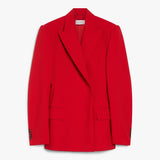 Stretch-wool double-breasted blazer