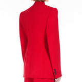 Stretch-wool double-breasted blazer