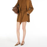 Olimpia Jacket in mohair wool and silk canvas