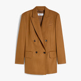 Olimpia Jacket in mohair wool and silk canvas