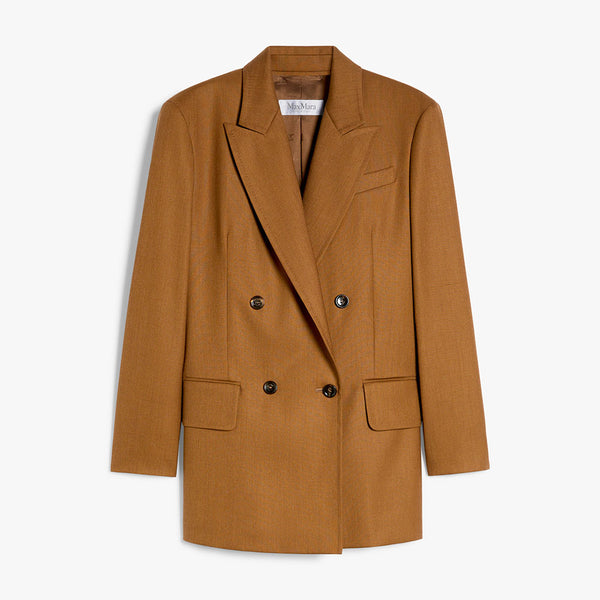Olimpia Jacket in mohair wool and silk canvas