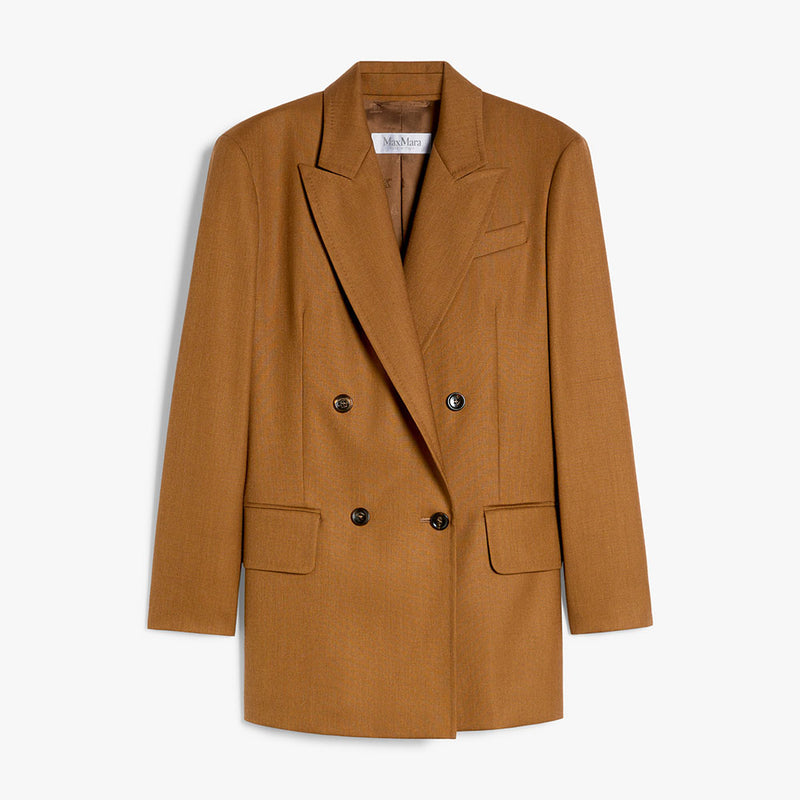 Olimpia Jacket in mohair wool and silk canvas
