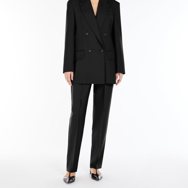 Olimpia Jacket in mohair wool and silk canvas