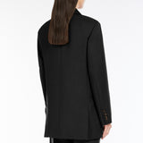 Olimpia Jacket in mohair wool and silk canvas