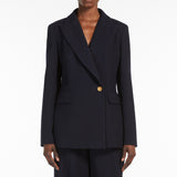 Gabardine wool blazer