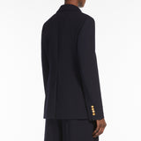 Gabardine wool blazer
