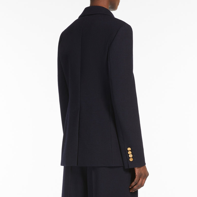 Gabardine wool blazer