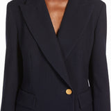 Gabardine wool blazer