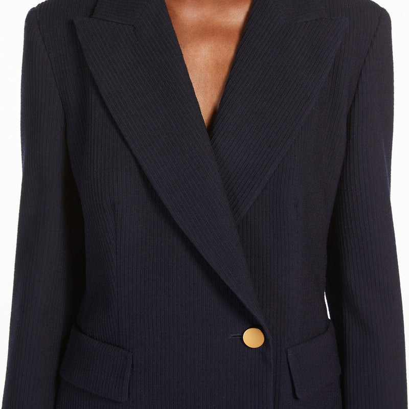 Gabardine wool blazer