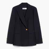 Gabardine wool blazer