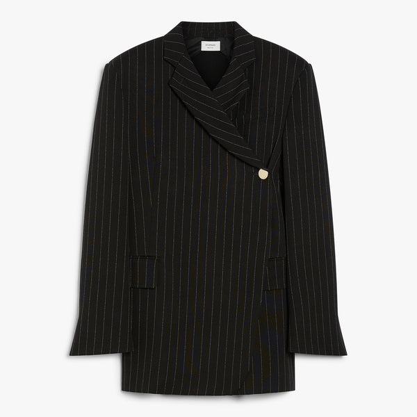 Asymmetric tailored blazer