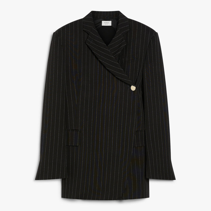 Asymmetric tailored blazer