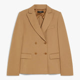 Double-breasted jersey blazer