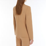 Double-breasted jersey blazer