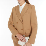 Double-breasted jersey blazer