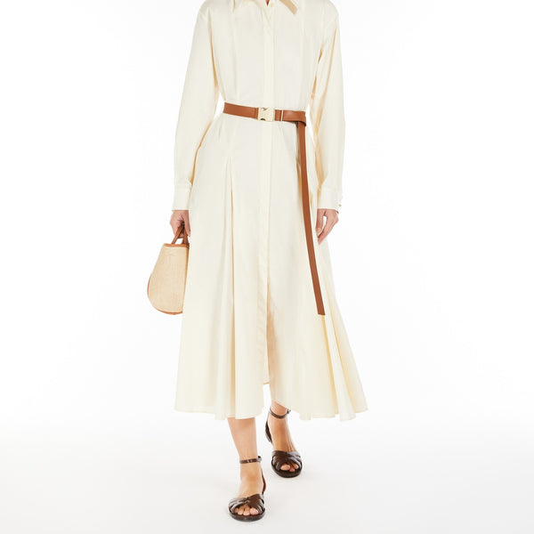 Cotton shirt dress
