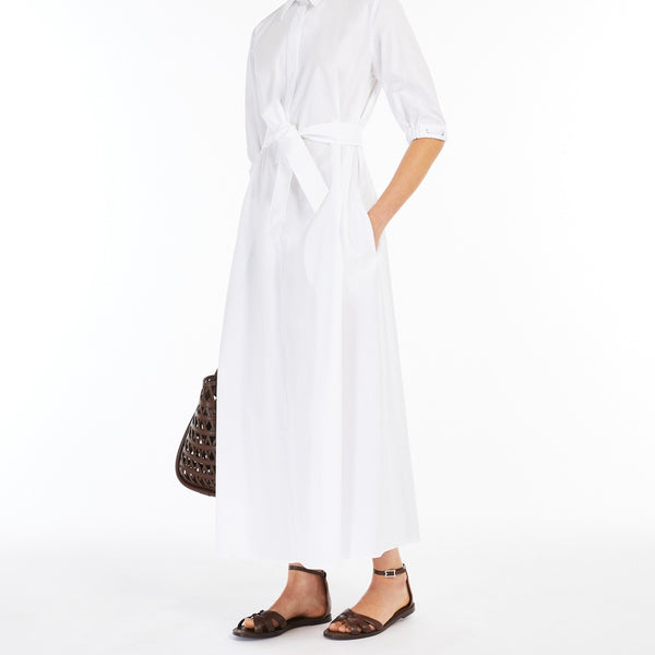 Cotton shirt dress