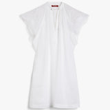 Ramie canvas mini dress