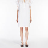 Ramie canvas mini dress