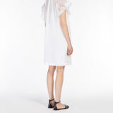 Ramie canvas mini dress