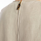 Flared linen dress