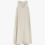 Flared linen dress