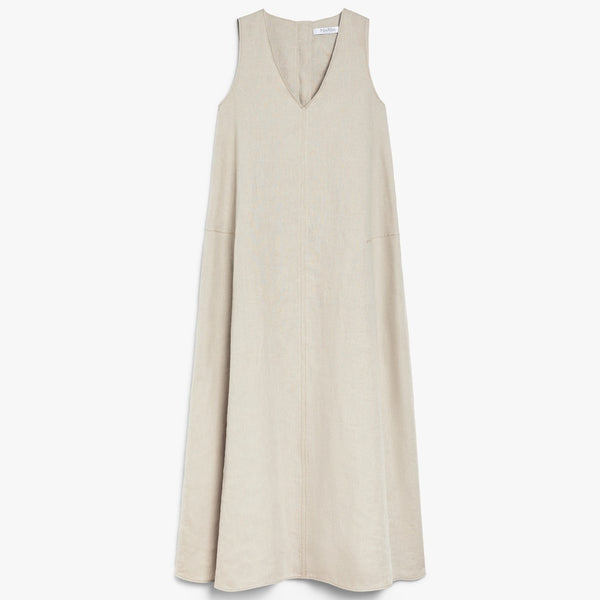 Flared linen dress