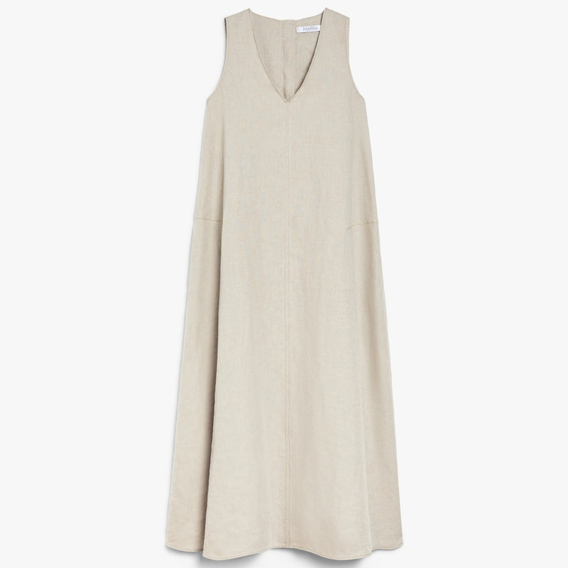 Flared linen dress