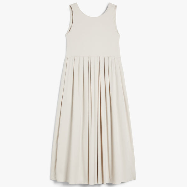 Sleeveless poplin dress