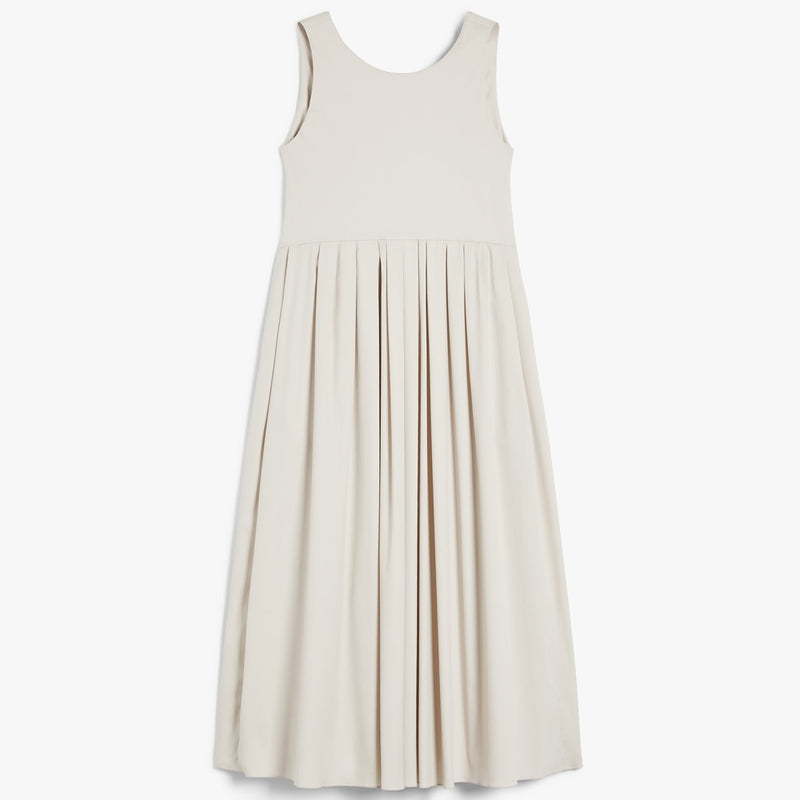 Sleeveless poplin dress