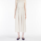 Sleeveless poplin dress