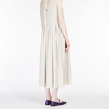 Sleeveless poplin dress