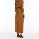 Cotton poplin and jersey dress
