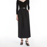 Cotton poplin and jersey dress