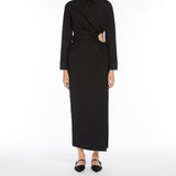 Cotton-poplin fitted dress