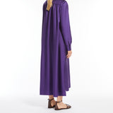 Silk shirt dress
