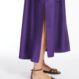 Silk shirt dress